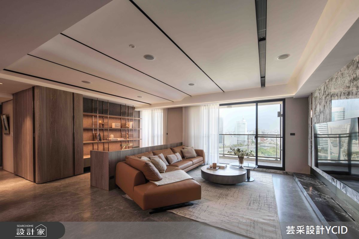 78坪新成屋(5年以下)＿現代風客廳書房工作區案例圖片＿芸采設計＿芸采_23 雋 Éternel之5