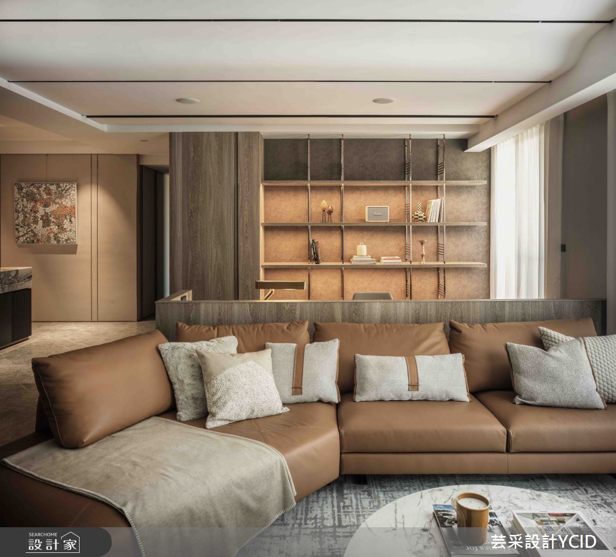 78坪新成屋(5年以下)＿現代風客廳案例圖片＿芸采設計＿芸采_23 雋 Éternel之17