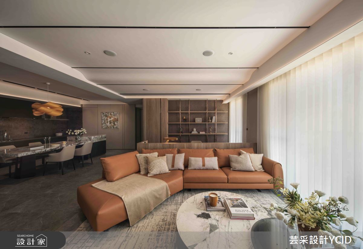 78坪新成屋(5年以下)＿現代風客廳餐廳書房案例圖片＿芸采設計＿芸采_23 雋 Éternel之18