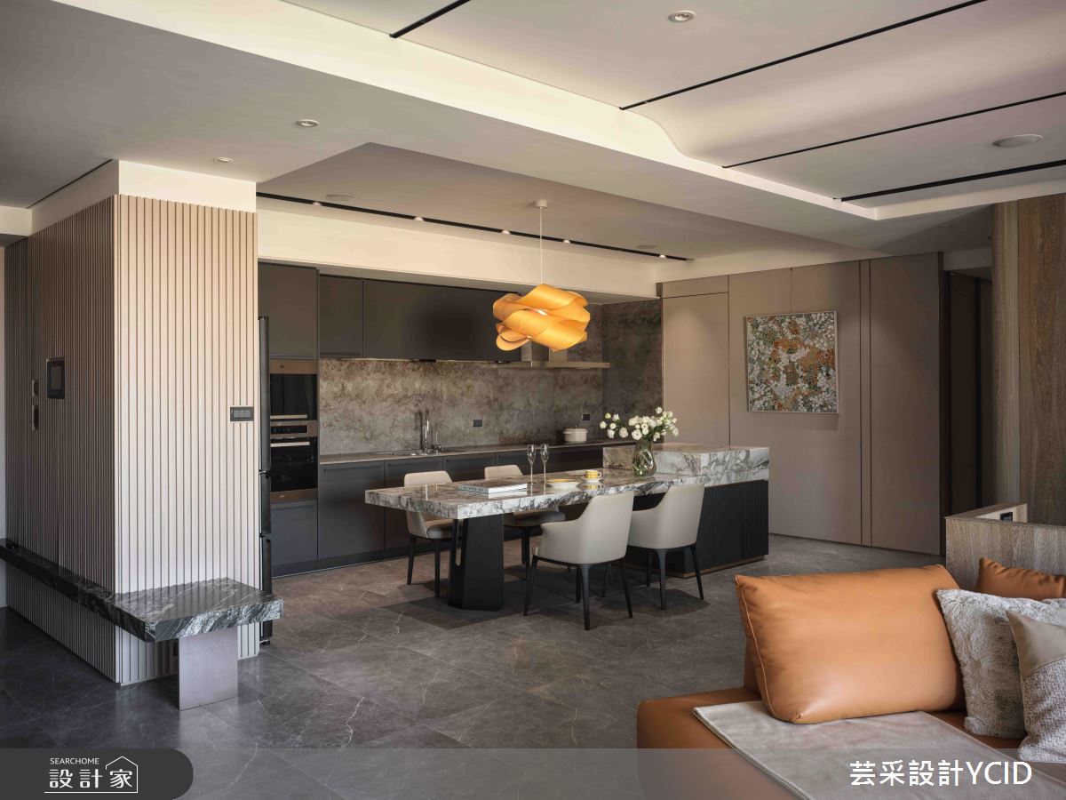 78坪新成屋(5年以下)＿現代風客廳餐廳廚房案例圖片＿芸采設計＿芸采_23 雋 Éternel之19