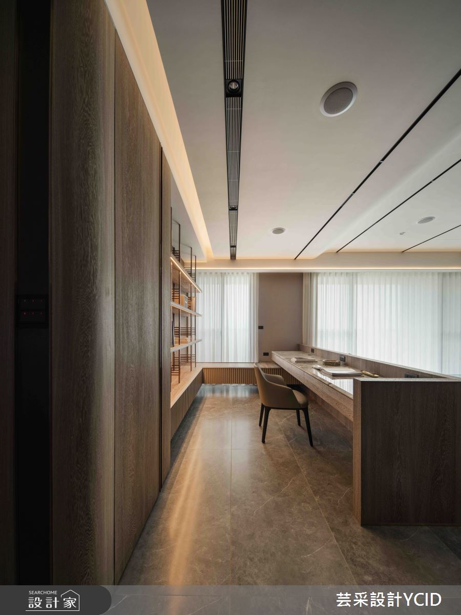 78坪新成屋(5年以下)＿現代風書房工作區案例圖片＿芸采設計＿芸采_23 雋 Éternel之24