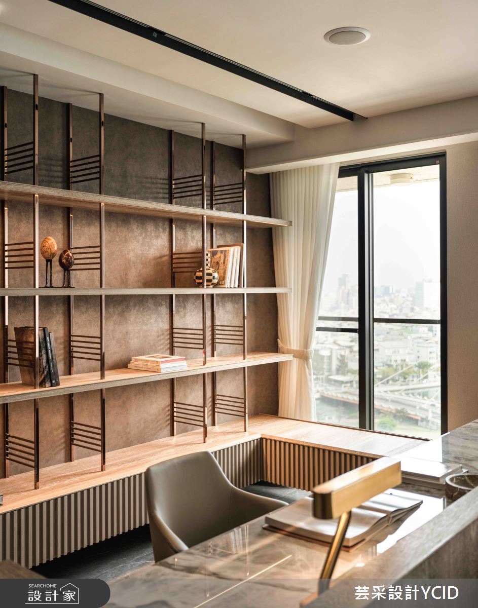 78坪新成屋(5年以下)＿現代風書房工作區案例圖片＿芸采設計＿芸采_23 雋 Éternel之25