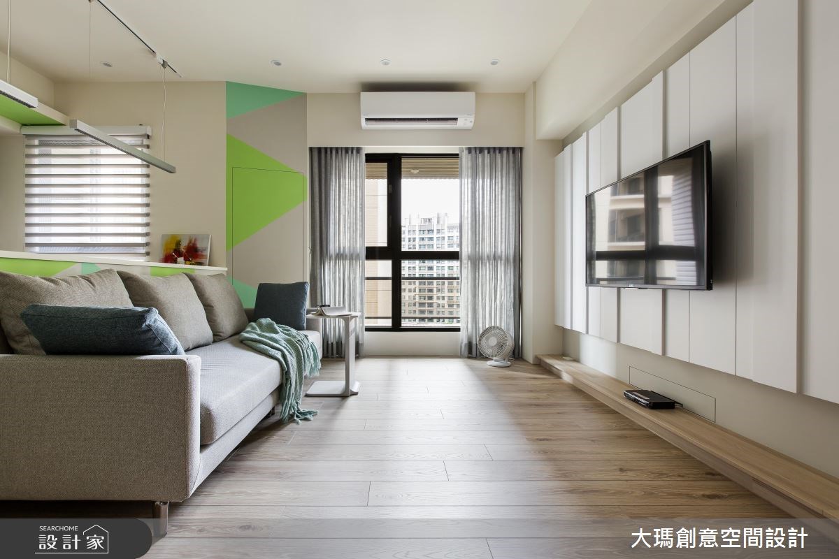 25坪新成屋(5年以下)＿北歐風客廳案例圖片＿大瑪創意空間設計有限公司＿大瑪_04之6