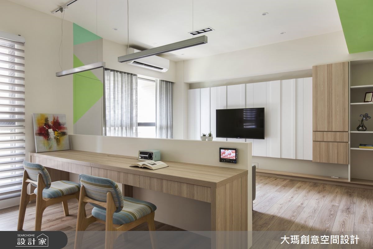 25坪新成屋(5年以下)＿北歐風工作區案例圖片＿大瑪創意空間設計有限公司＿大瑪_04之11