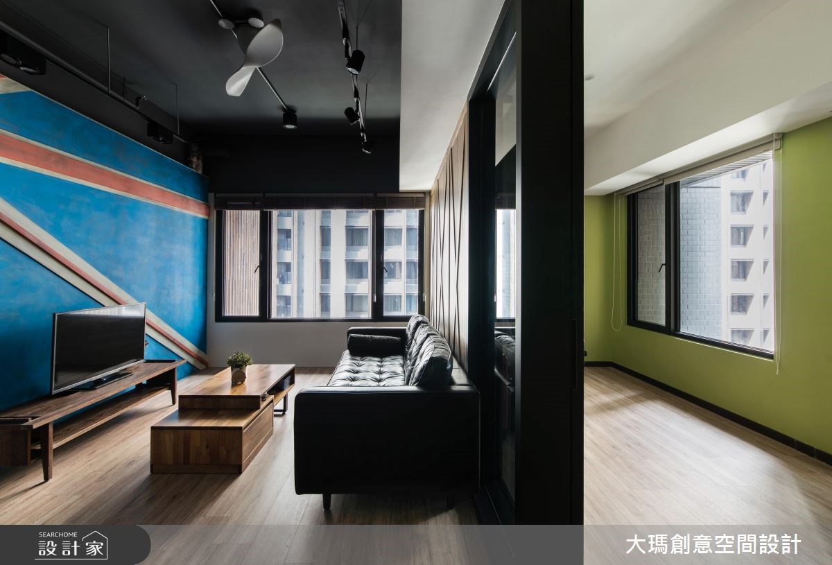 18坪新成屋(5年以下)＿工業風客廳案例圖片＿大瑪創意空間設計有限公司＿大瑪_05之3