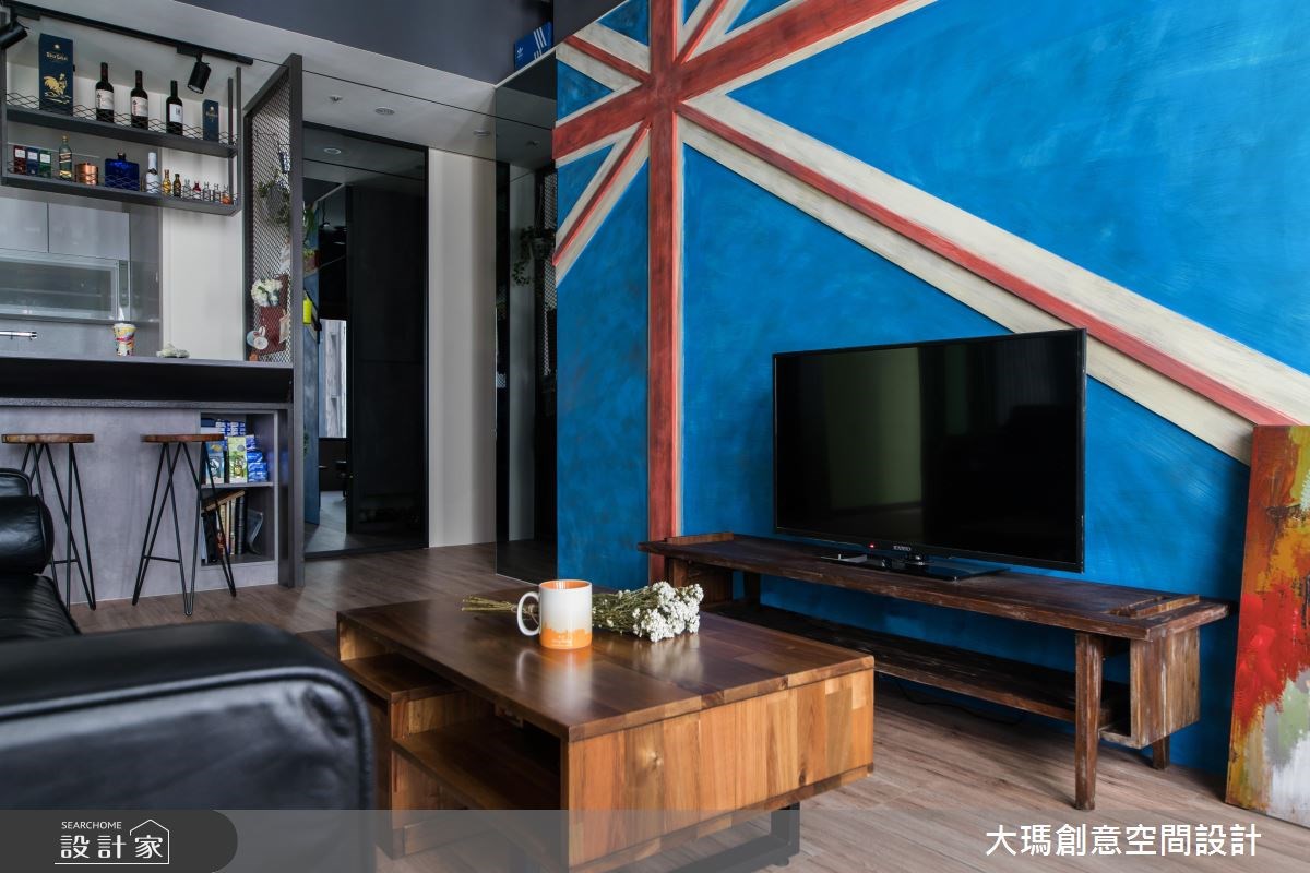 18坪新成屋(5年以下)＿工業風客廳案例圖片＿大瑪創意空間設計有限公司＿大瑪_05之8