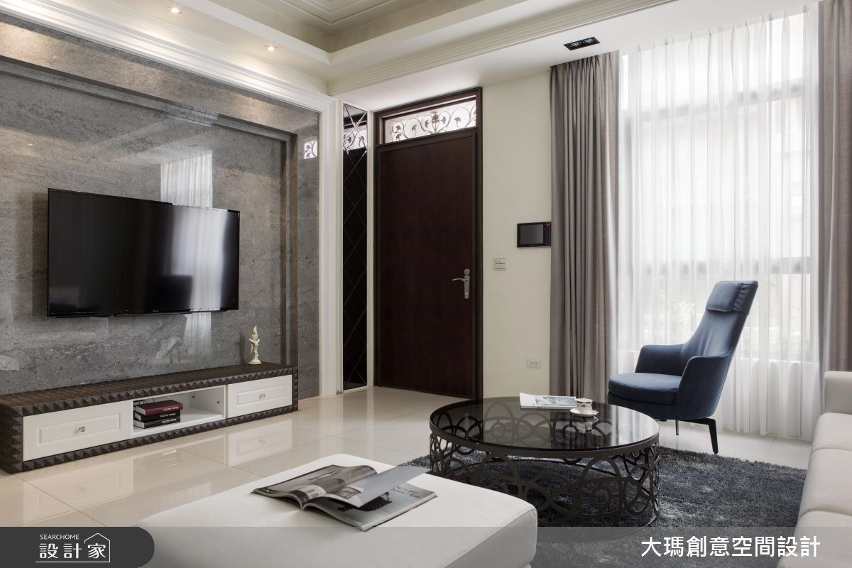 46坪新成屋(5年以下)＿新古典客廳案例圖片＿大瑪創意空間設計有限公司＿大瑪_07之1