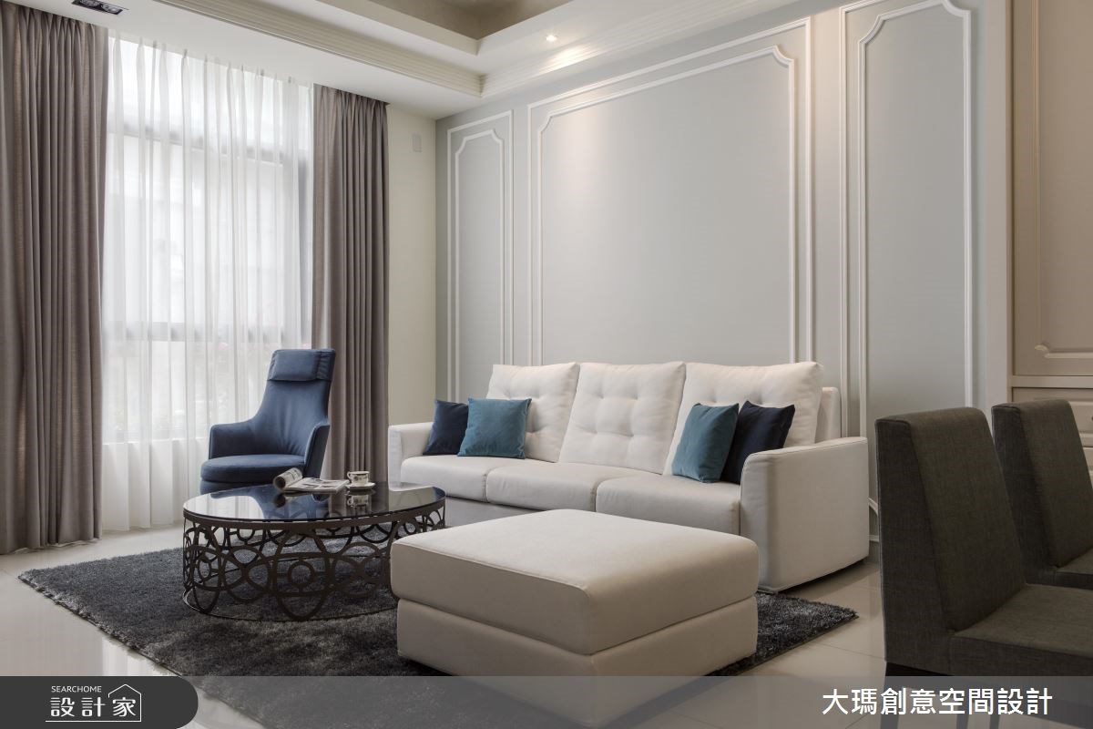 46坪新成屋(5年以下)＿新古典客廳案例圖片＿大瑪創意空間設計有限公司＿大瑪_07之8