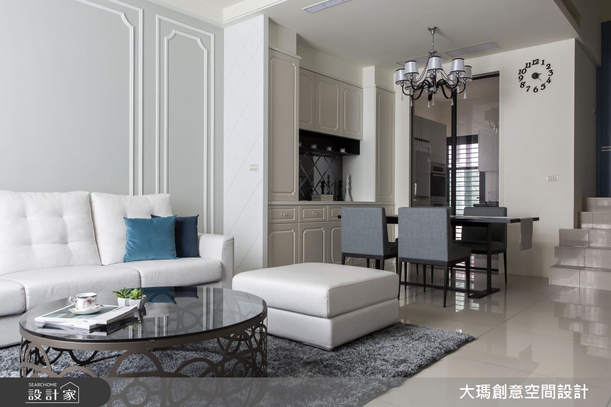 46坪新成屋(5年以下)＿新古典客廳餐廳案例圖片＿大瑪創意空間設計有限公司＿大瑪_07之9