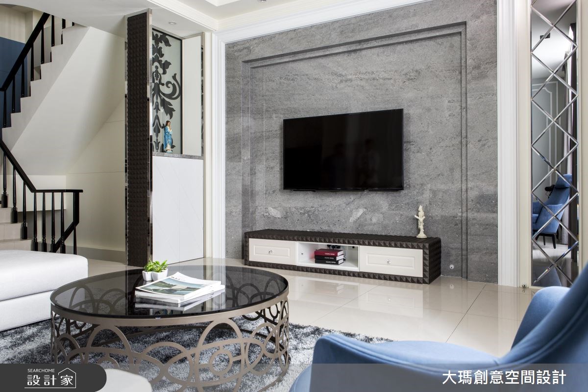 46坪新成屋(5年以下)＿新古典客廳案例圖片＿大瑪創意空間設計有限公司＿大瑪_07之14