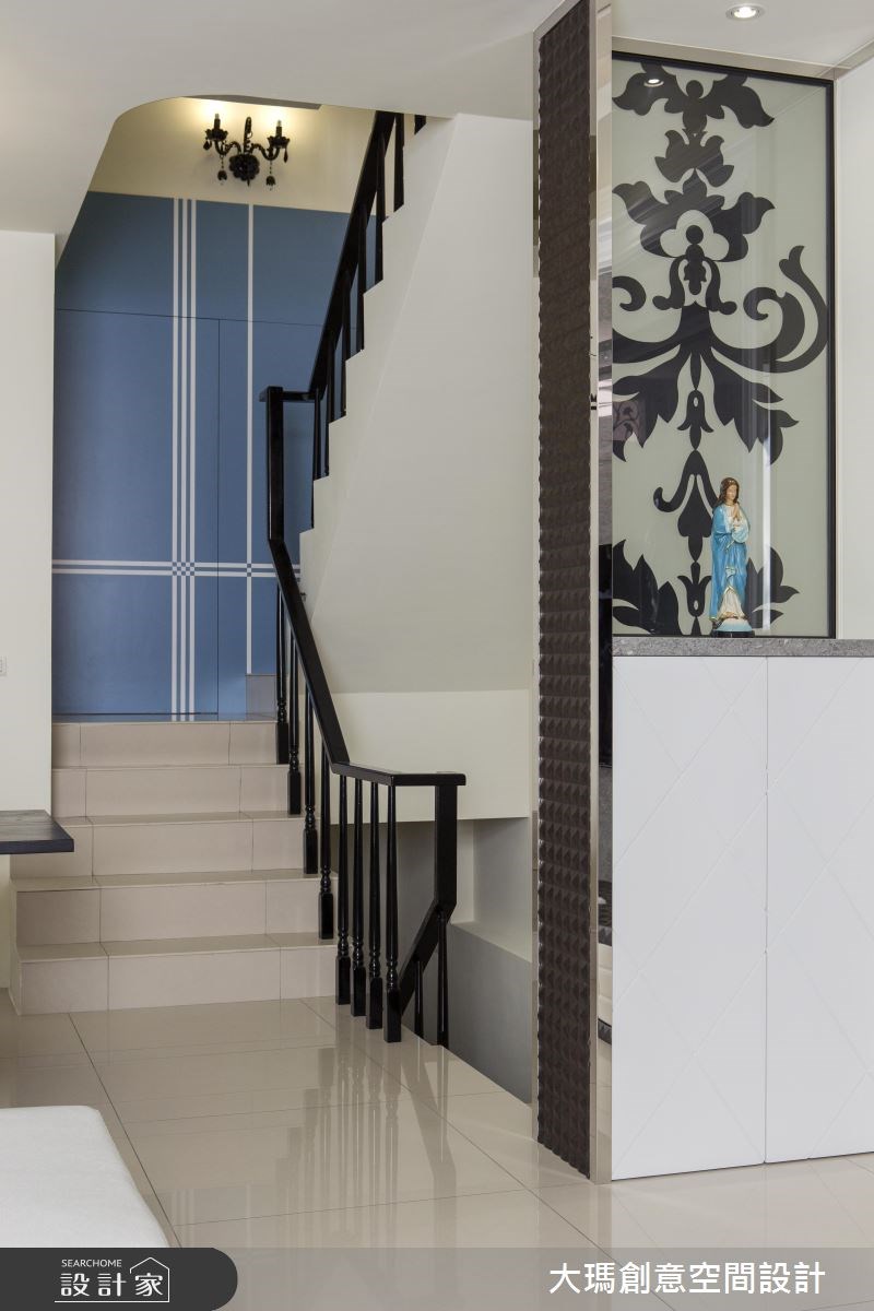 46坪新成屋(5年以下)＿新古典樓梯案例圖片＿大瑪創意空間設計有限公司＿大瑪_07之17