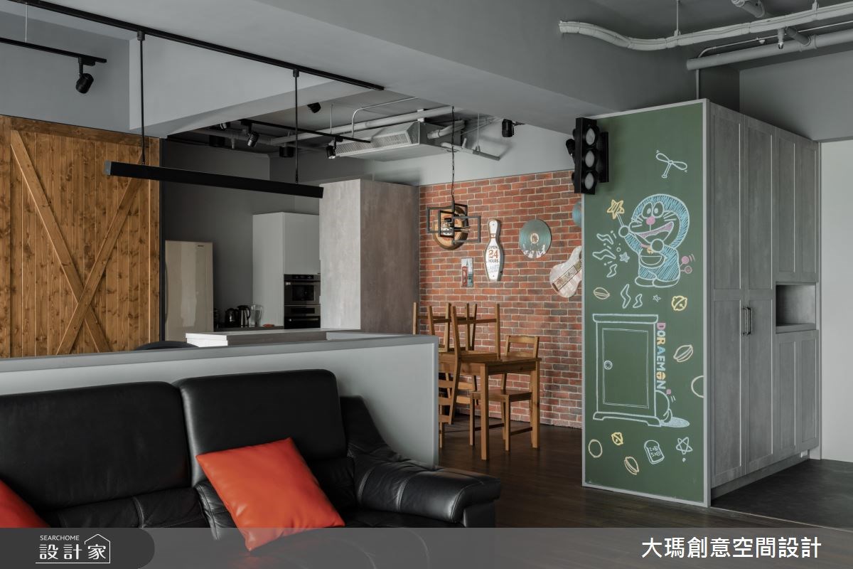 67坪新成屋(5年以下)＿工業風客廳案例圖片＿大瑪創意空間設計有限公司＿大瑪_10之11
