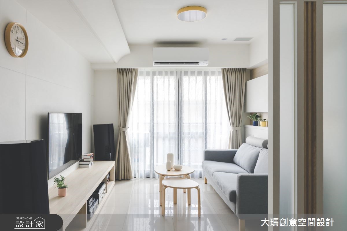 24坪新成屋(5年以下)＿簡約風客廳案例圖片＿大瑪創意空間設計有限公司＿大瑪_11之10