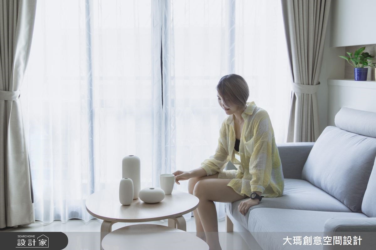 24坪新成屋(5年以下)＿簡約風客廳案例圖片＿大瑪創意空間設計有限公司＿大瑪_11之12