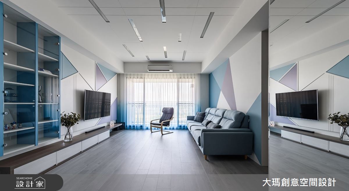 35坪新成屋(5年以下)＿混搭風客廳案例圖片＿大瑪創意空間設計有限公司＿大瑪_12之8