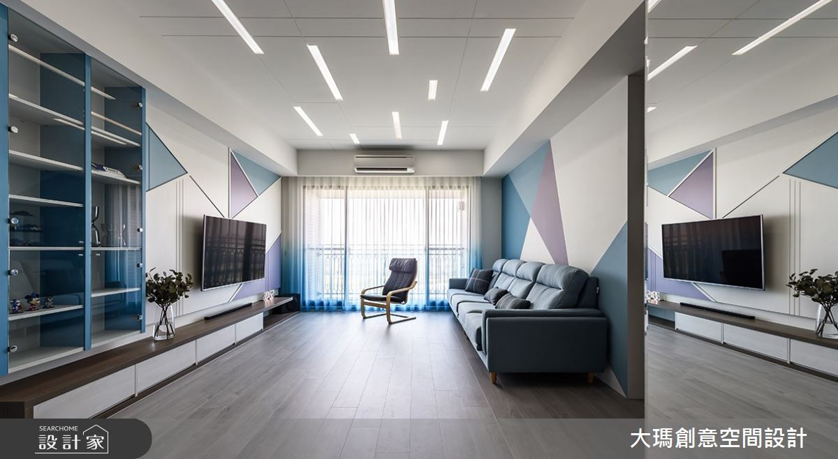 35坪新成屋(5年以下)＿混搭風客廳案例圖片＿大瑪創意空間設計有限公司＿大瑪_12之9