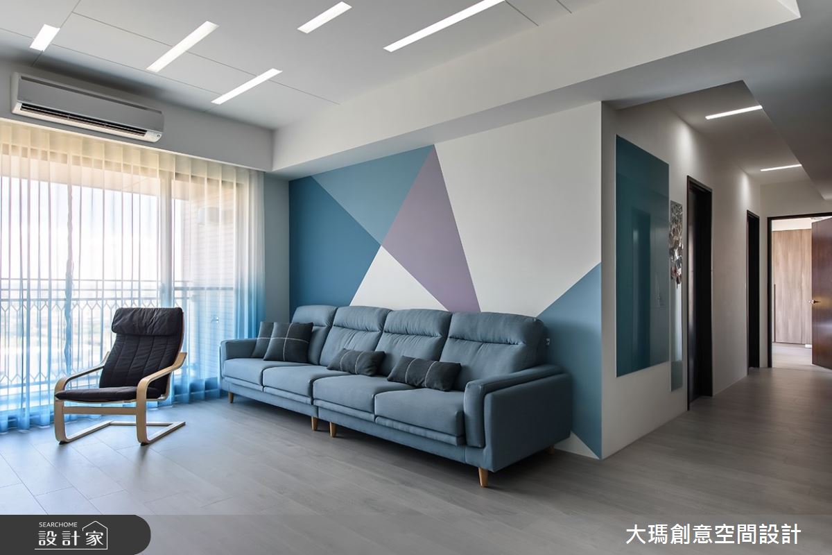 35坪新成屋(5年以下)＿混搭風客廳案例圖片＿大瑪創意空間設計有限公司＿大瑪_12之12
