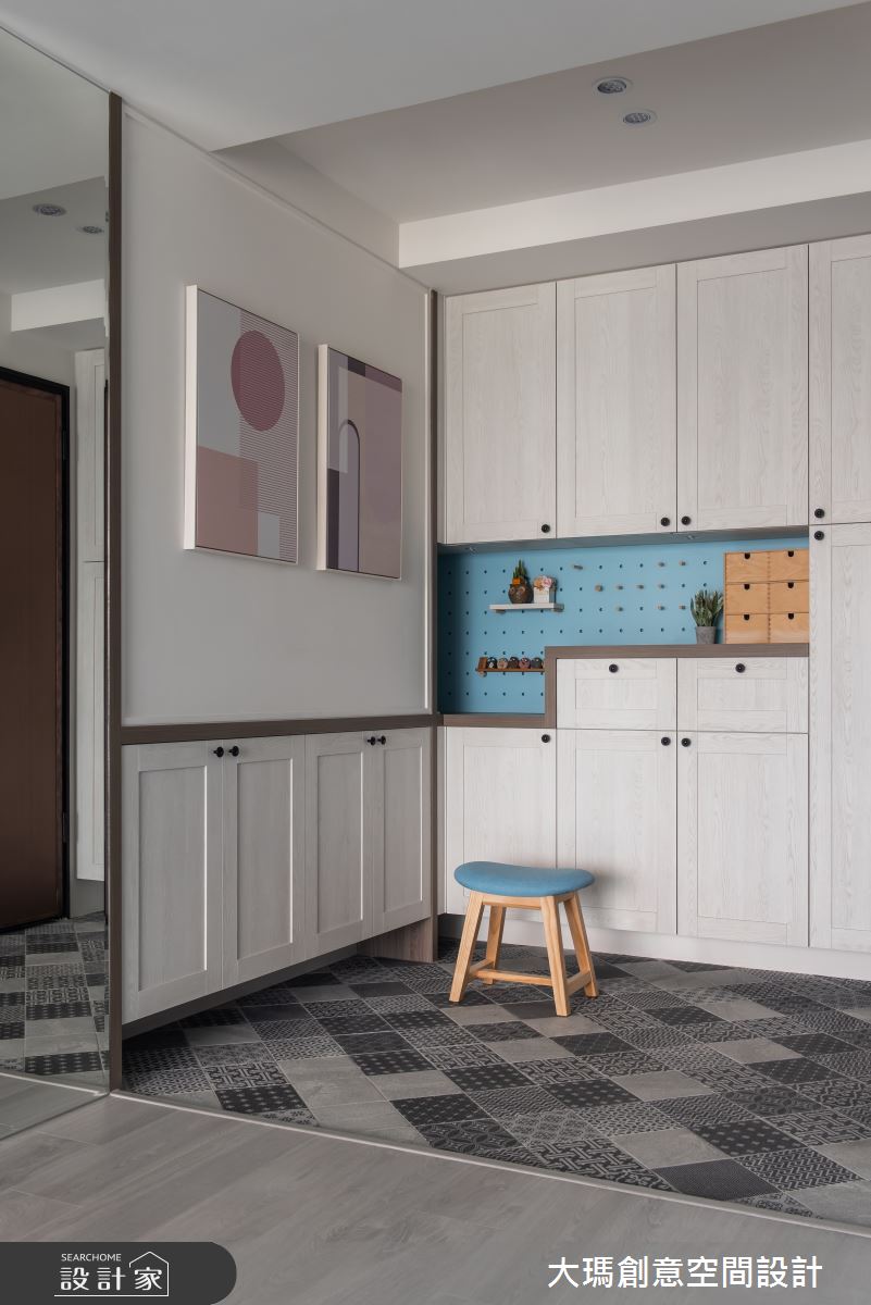 35坪新成屋(5年以下)＿混搭風玄關案例圖片＿大瑪創意空間設計有限公司＿大瑪_12之2
