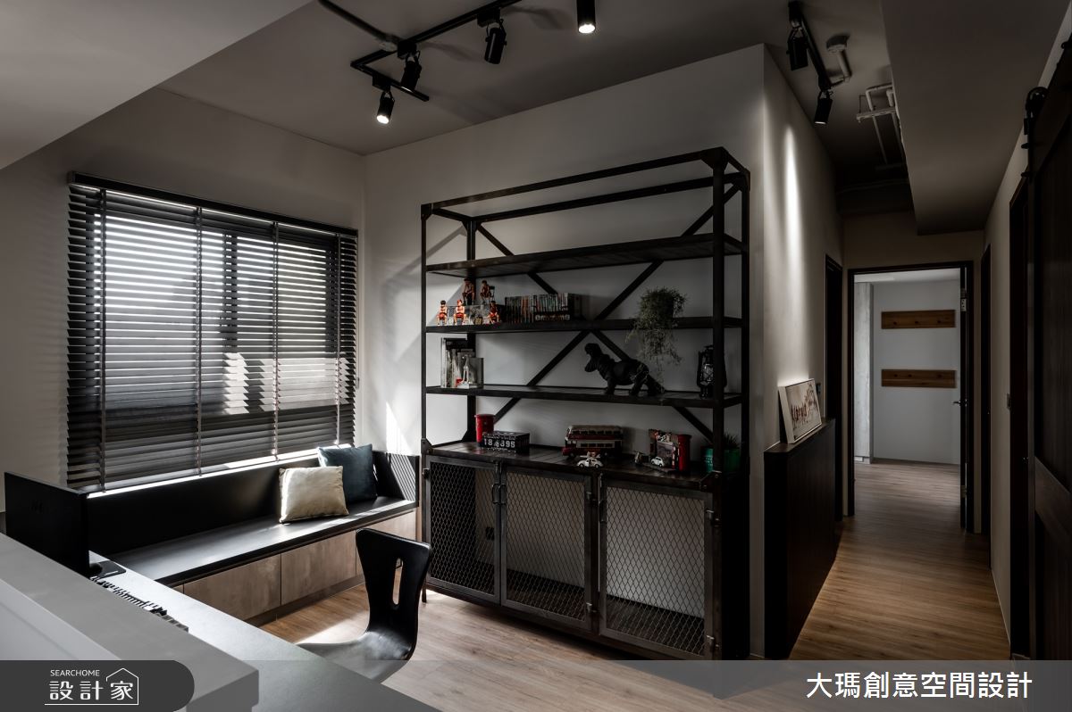 25坪新成屋(5年以下)＿工業風書房臥榻案例圖片＿大瑪創意空間設計有限公司＿大瑪_13之12