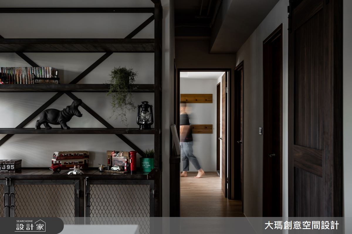 25坪新成屋(5年以下)＿工業風走廊案例圖片＿大瑪創意空間設計有限公司＿大瑪_13之16