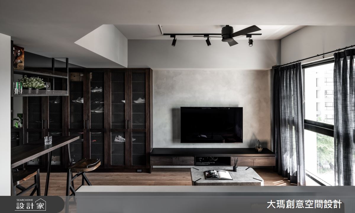 25坪新成屋(5年以下)＿工業風客廳案例圖片＿大瑪創意空間設計有限公司＿大瑪_13之6