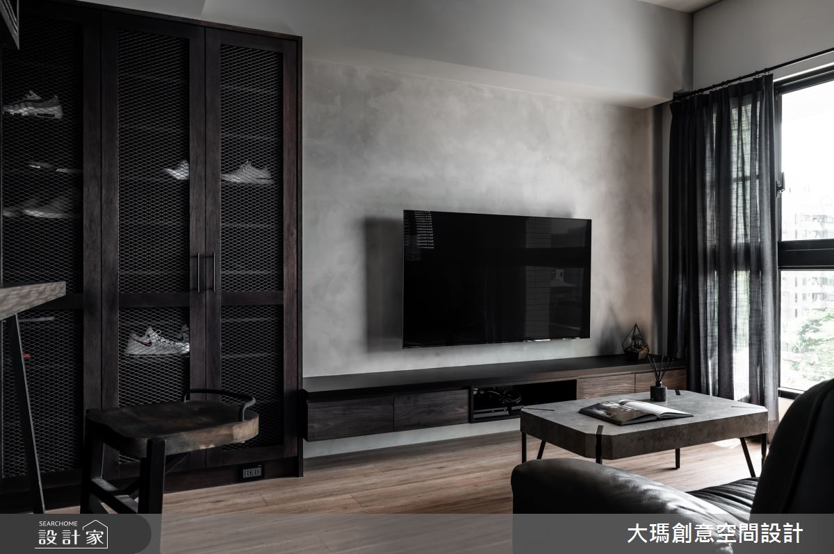 25坪新成屋(5年以下)＿工業風客廳案例圖片＿大瑪創意空間設計有限公司＿大瑪_13之8