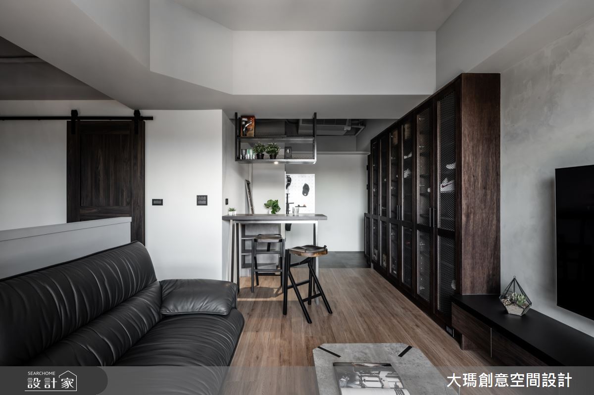 25坪新成屋(5年以下)＿工業風客廳案例圖片＿大瑪創意空間設計有限公司＿大瑪_13之5