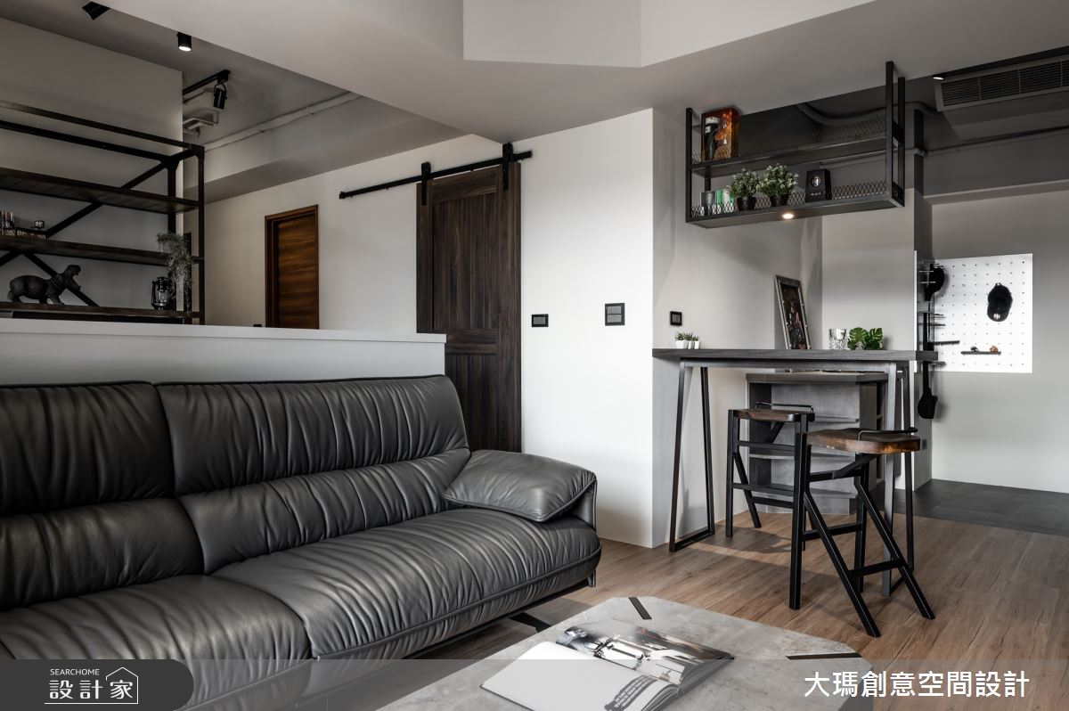 25坪新成屋(5年以下)＿工業風客廳案例圖片＿大瑪創意空間設計有限公司＿大瑪_13之9