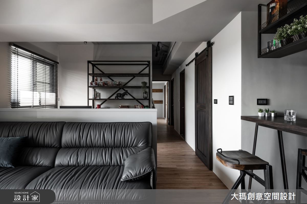 25坪新成屋(5年以下)＿工業風客廳案例圖片＿大瑪創意空間設計有限公司＿大瑪_13之10