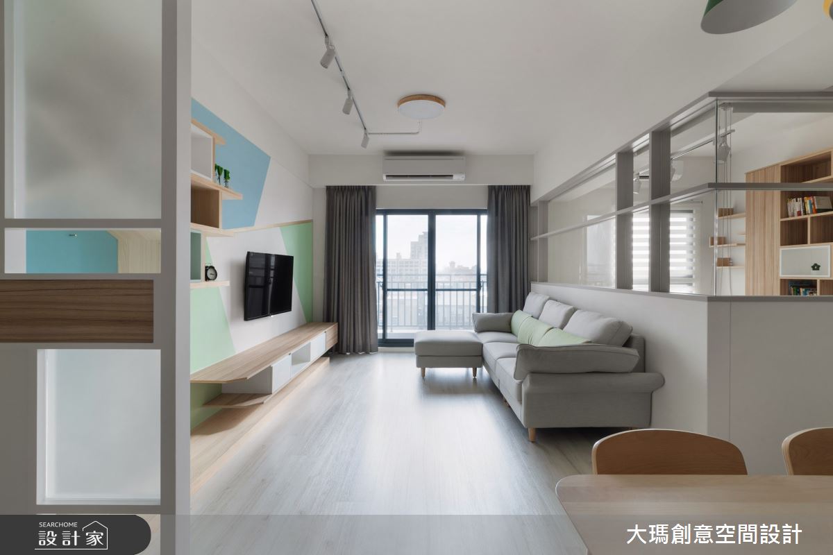 20坪新成屋(5年以下)＿北歐風客廳案例圖片＿大瑪創意空間設計有限公司＿大瑪_14之4