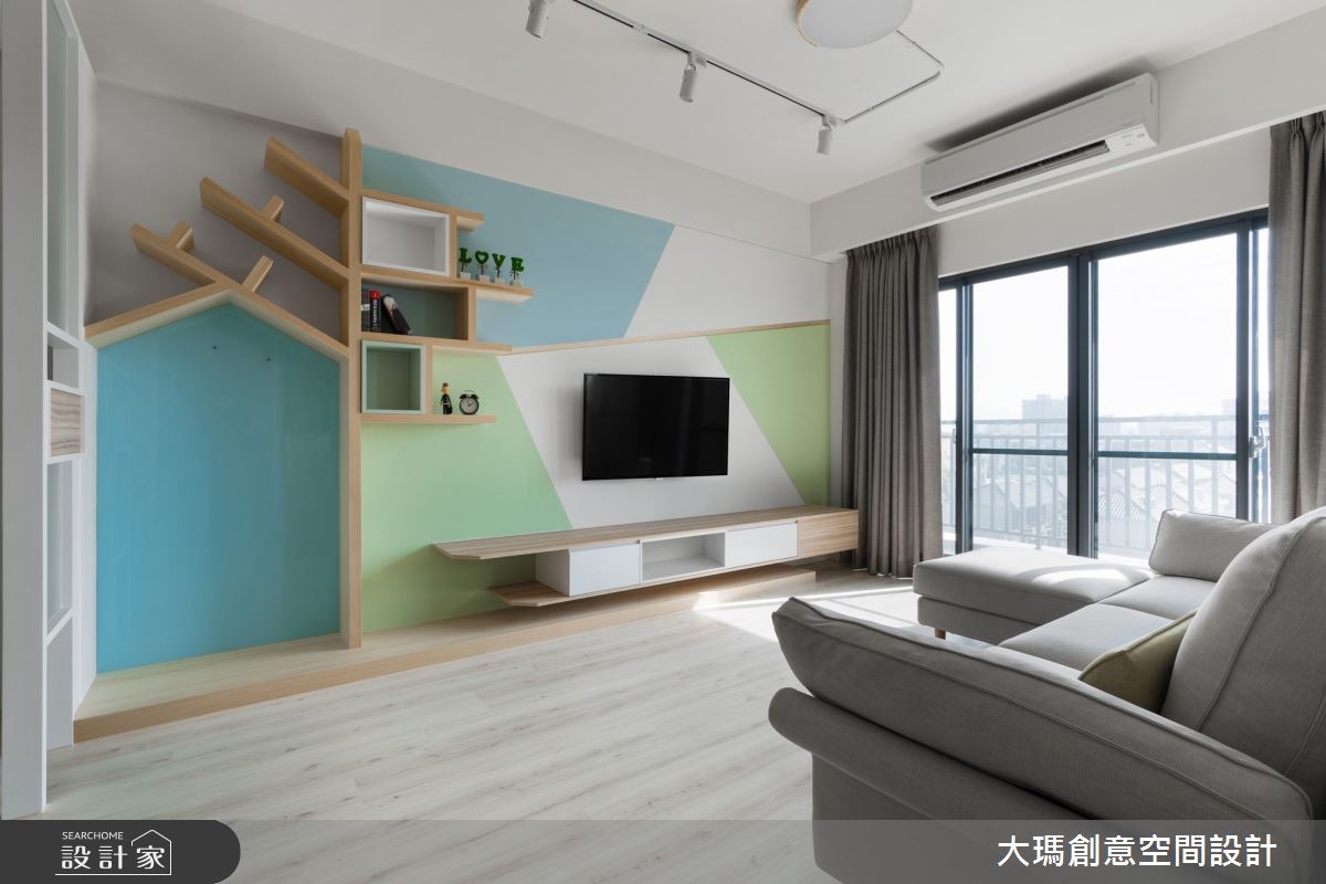 20坪新成屋(5年以下)＿北歐風客廳案例圖片＿大瑪創意空間設計有限公司＿大瑪_14之8