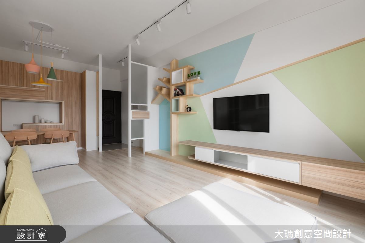 20坪新成屋(5年以下)＿北歐風客廳案例圖片＿大瑪創意空間設計有限公司＿大瑪_14之6