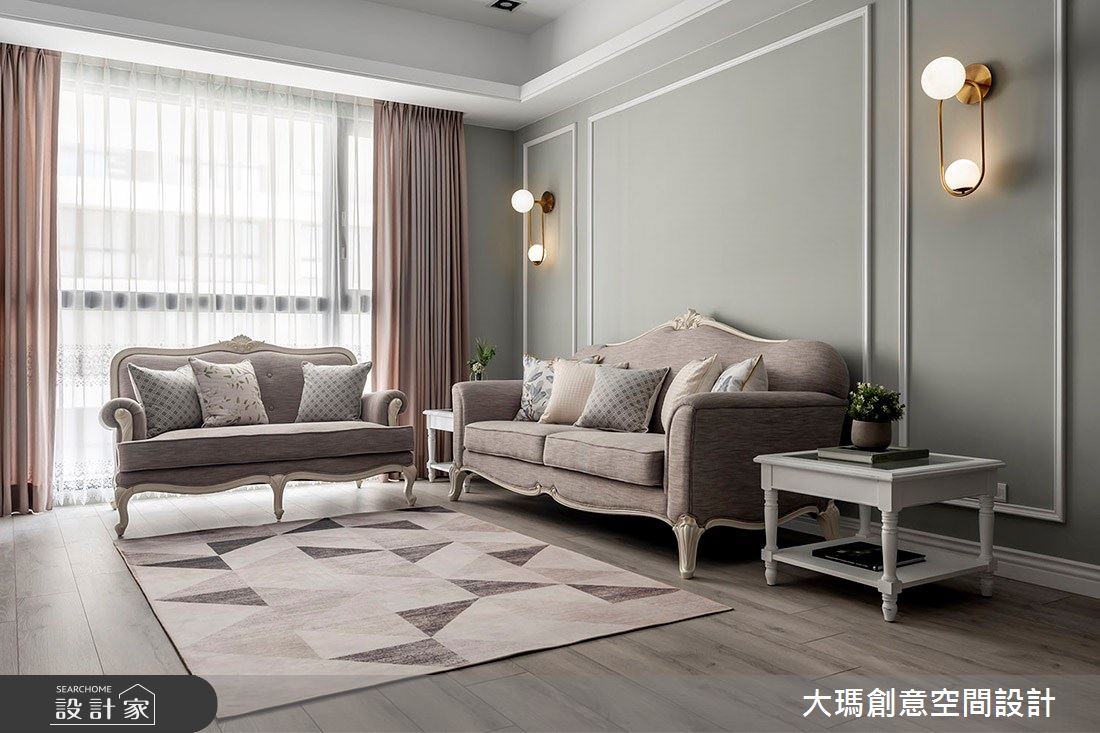 32坪新成屋(5年以下)＿新古典客廳案例圖片＿大瑪創意空間設計有限公司＿大瑪_15之13