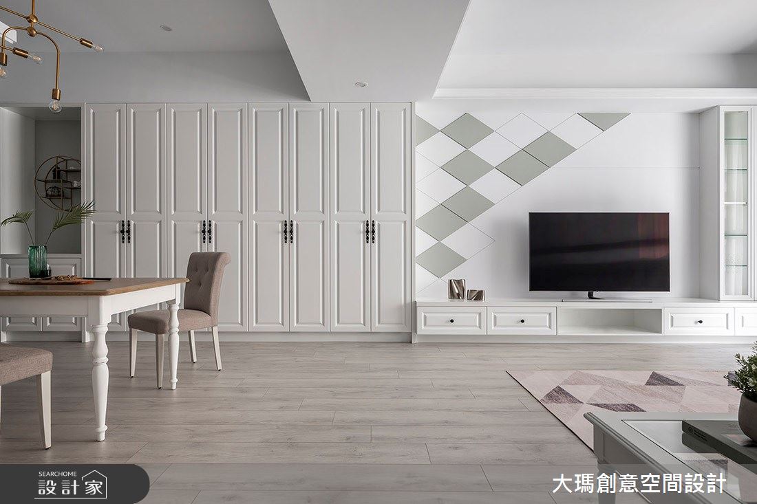 32坪新成屋(5年以下)＿新古典客廳餐廳案例圖片＿大瑪創意空間設計有限公司＿大瑪_15之10