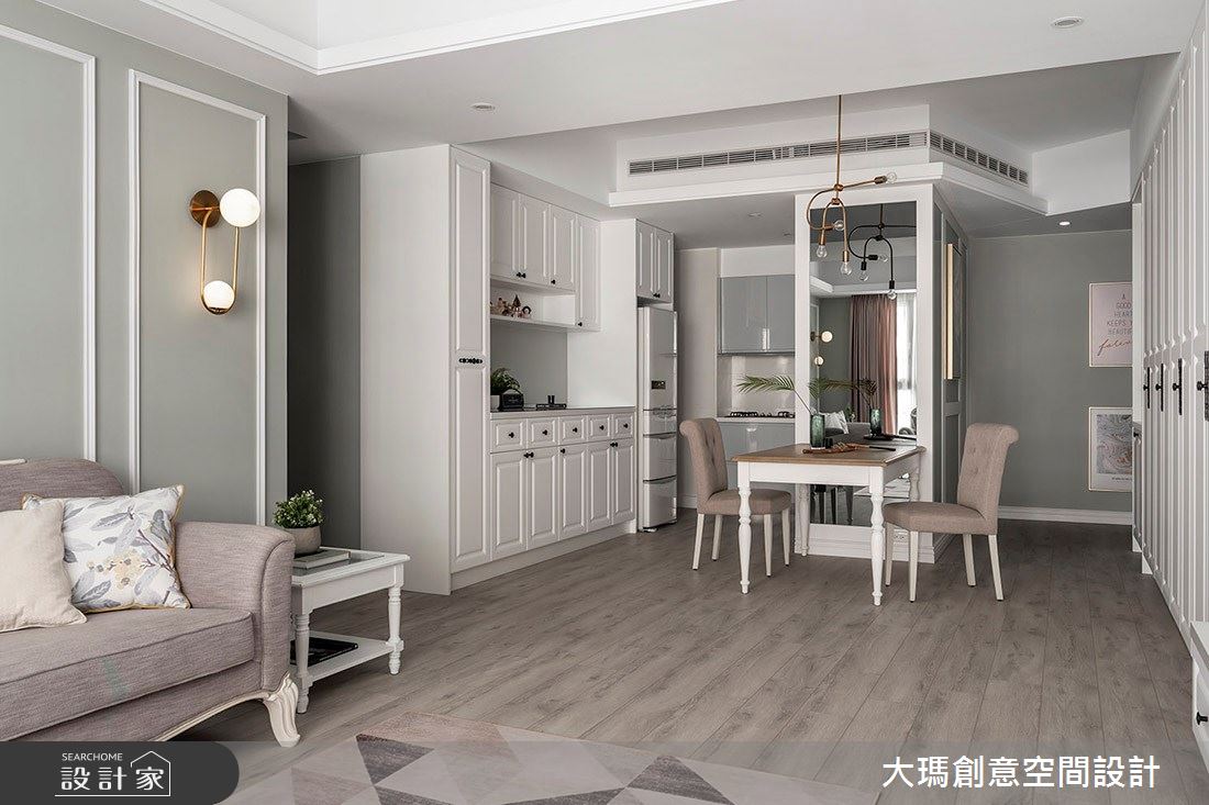 32坪新成屋(5年以下)＿新古典客廳餐廳案例圖片＿大瑪創意空間設計有限公司＿大瑪_15之2