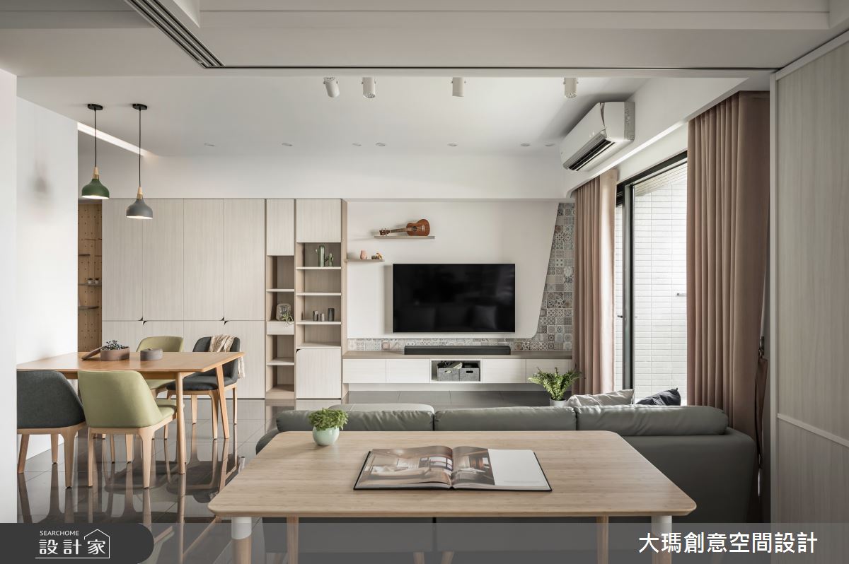 22坪新成屋(5年以下)＿北歐風客廳餐廳書房案例圖片＿大瑪創意空間設計有限公司＿大瑪_18之11