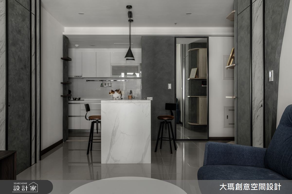 19坪新成屋(5年以下)＿現代風客廳餐廳廚房案例圖片＿大瑪創意空間設計有限公司＿大瑪_21之11