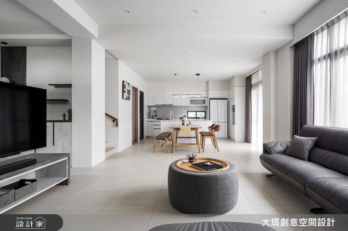 52坪新成屋(5年以下)＿混搭風客廳案例圖片＿大瑪創意空間設計有限公司＿大瑪_22之4