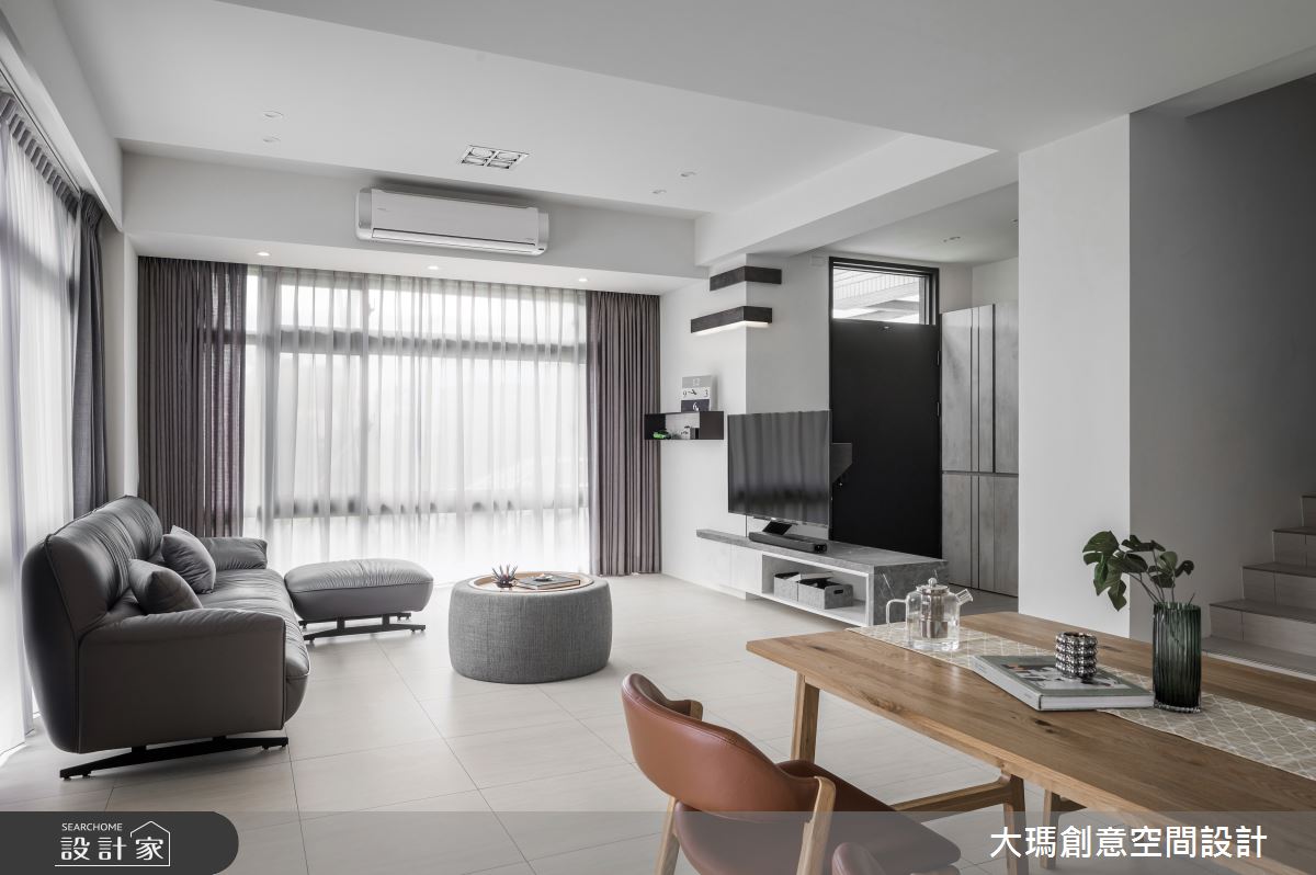 52坪新成屋(5年以下)＿混搭風客廳案例圖片＿大瑪創意空間設計有限公司＿大瑪_22之7