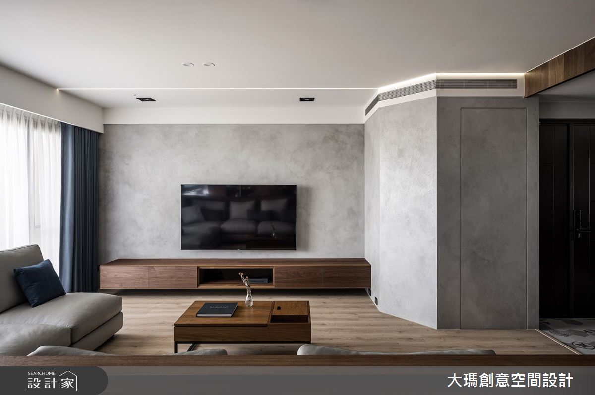42坪新成屋(5年以下)＿現代風客廳案例圖片＿大瑪創意空間設計有限公司＿大瑪_23之3