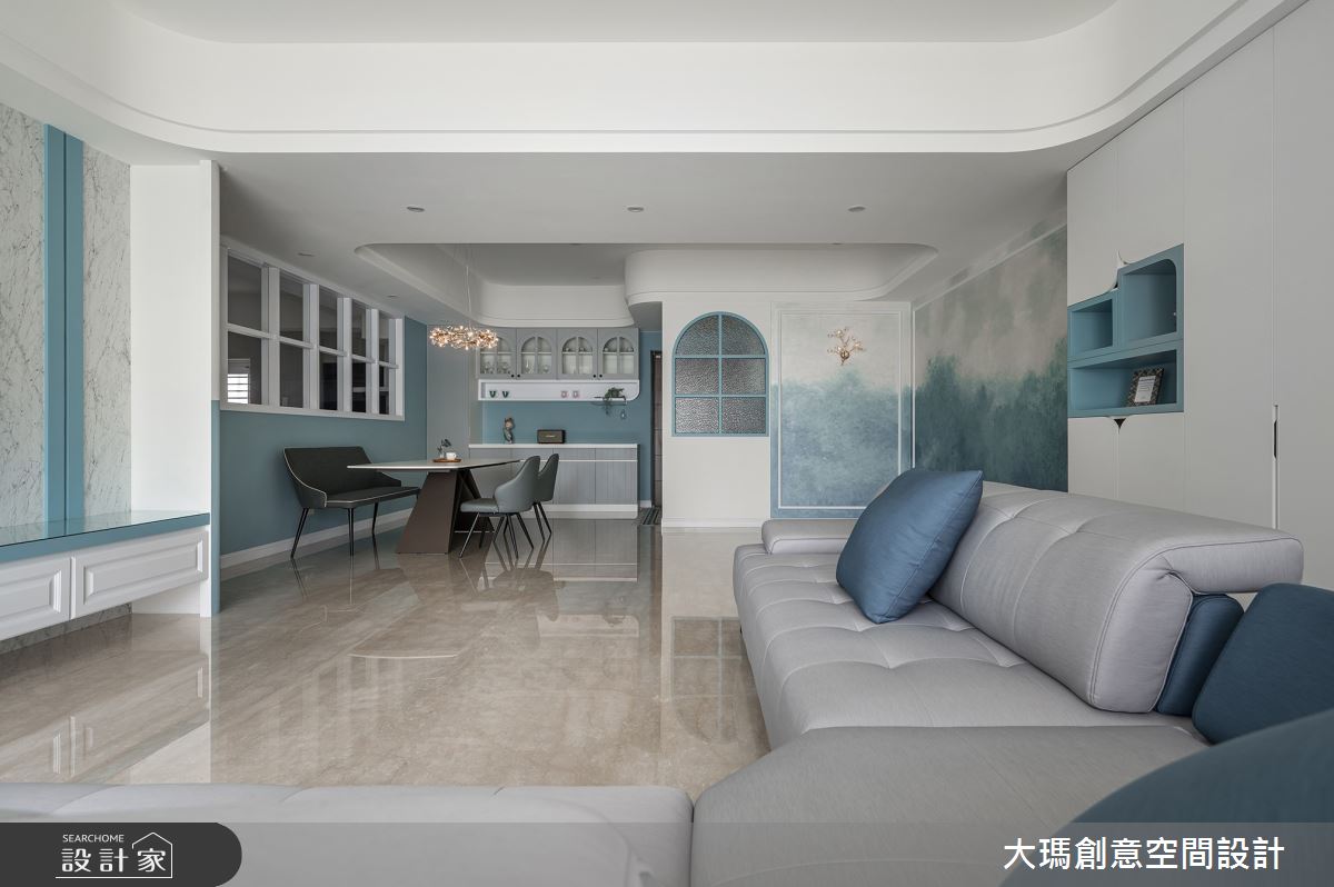 60坪中古屋(5~15年)＿新古典客廳案例圖片＿大瑪創意空間設計有限公司＿大瑪_25之9
