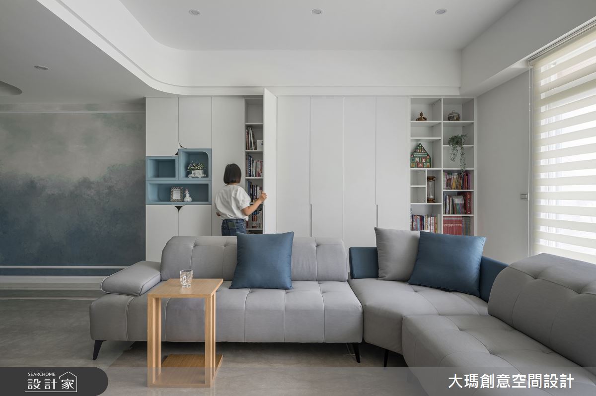 60坪中古屋(5~15年)＿新古典客廳案例圖片＿大瑪創意空間設計有限公司＿大瑪_25之12