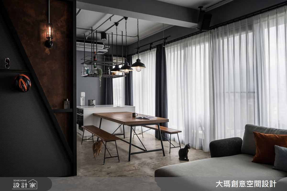 35坪新成屋(5年以下)＿工業風餐廳案例圖片＿大瑪創意空間設計有限公司＿大瑪_26之7