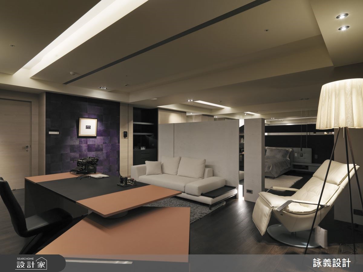 120坪＿現代風書房案例圖片＿詠義設計/劉榮祿國際空間設計＿詠義_幾何的重力零度之11