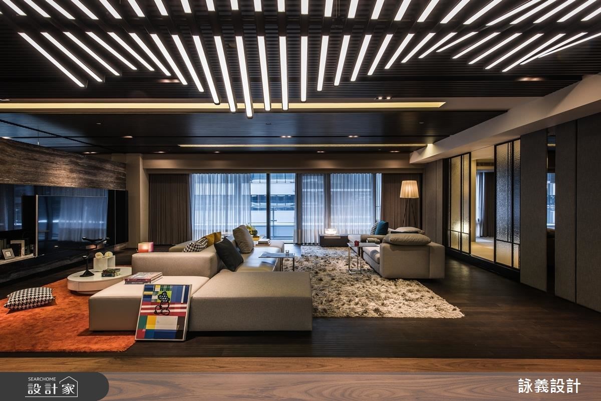 94坪新成屋(5年以下)＿現代風客廳案例圖片＿詠義設計/劉榮祿國際空間設計＿詠義_幾何的深度之3