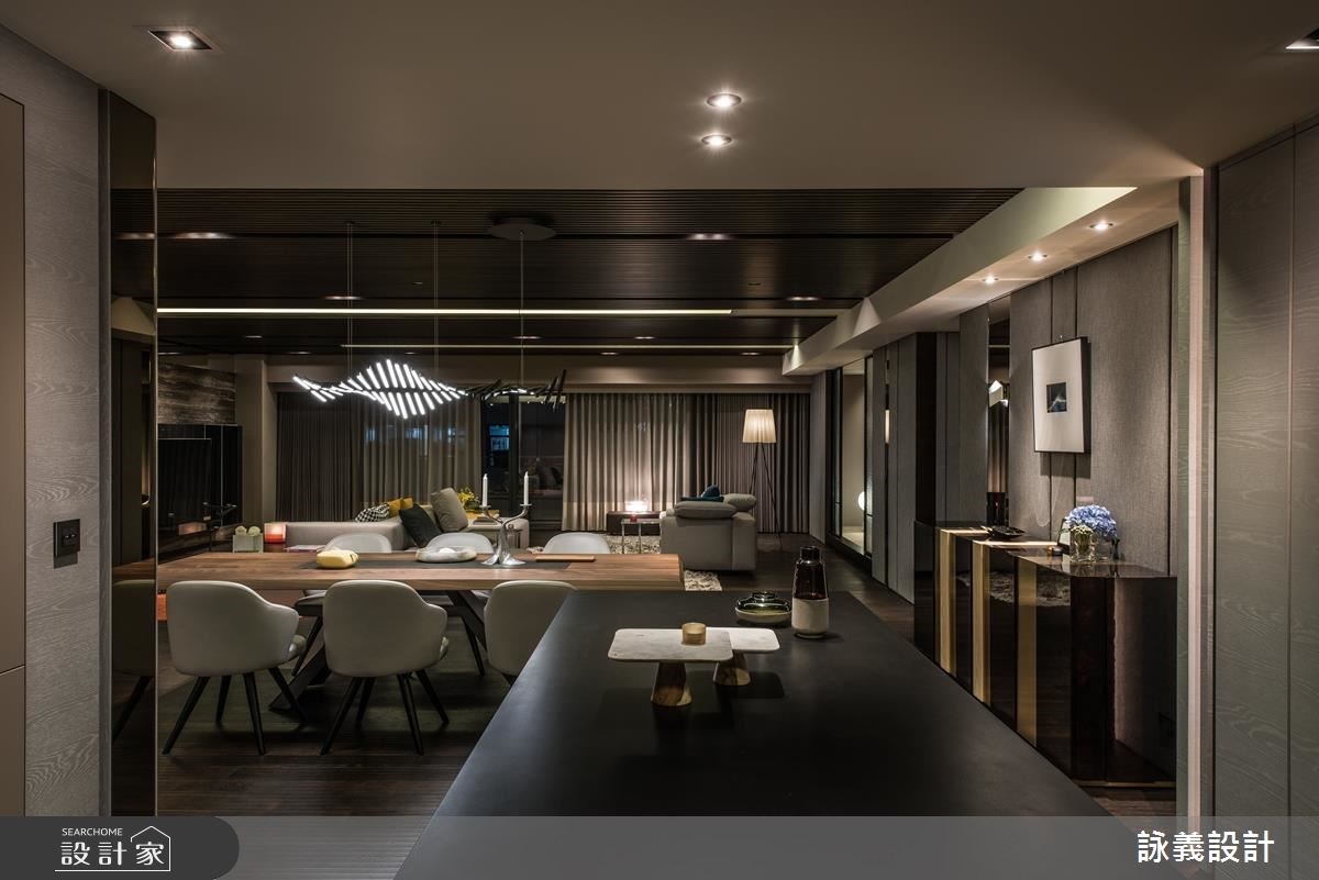 94坪新成屋(5年以下)＿現代風餐廳案例圖片＿詠義設計/劉榮祿國際空間設計＿詠義_幾何的深度之9