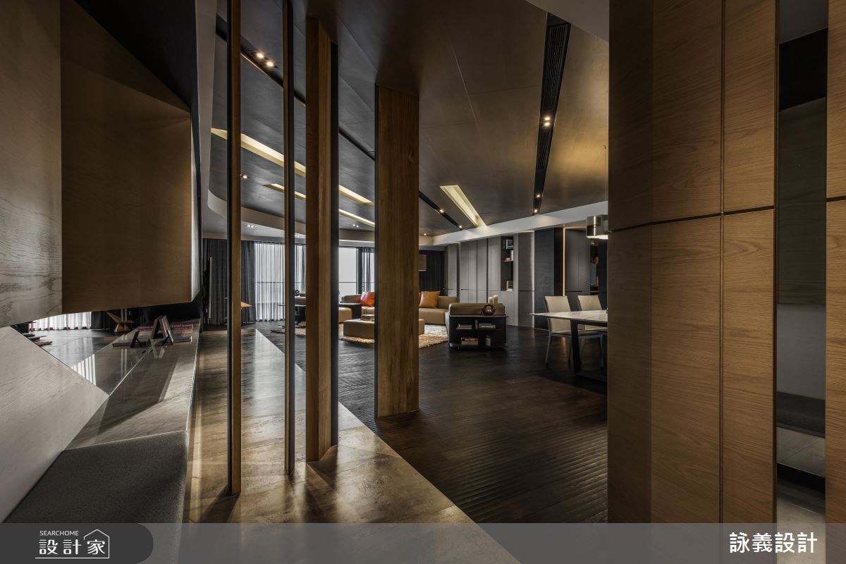 94坪新成屋(5年以下)＿現代風玄關案例圖片＿詠義設計/劉榮祿國際空間設計＿詠義_幾何的淬煉之1