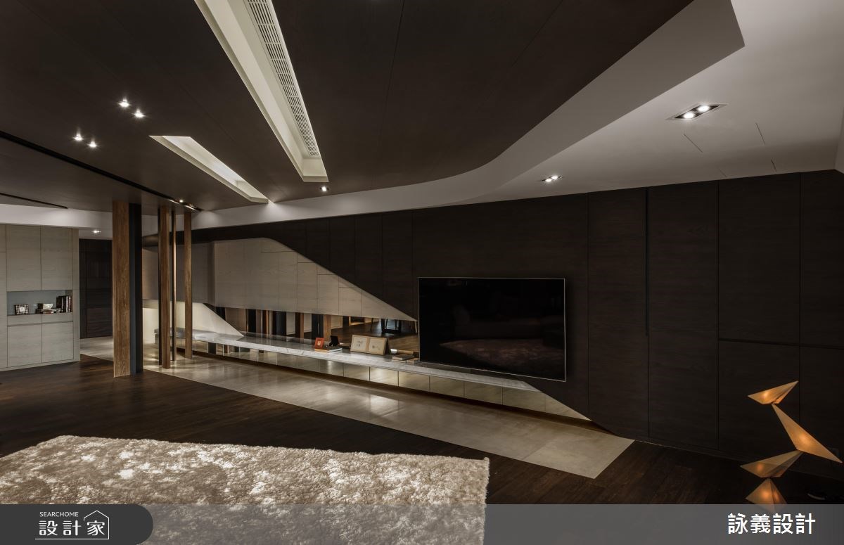 94坪新成屋(5年以下)＿現代風客廳案例圖片＿詠義設計/劉榮祿國際空間設計＿詠義_幾何的淬煉之7