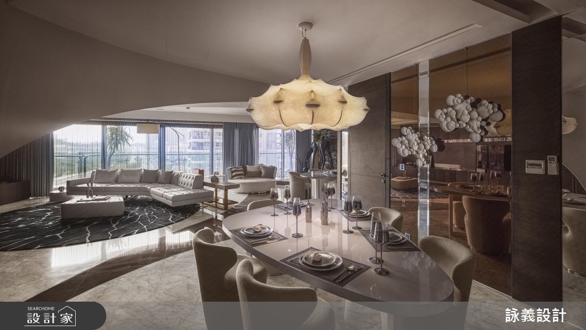 82坪＿現代風餐廳案例圖片＿詠義設計/劉榮祿國際空間設計＿詠義_流動的時尚之5