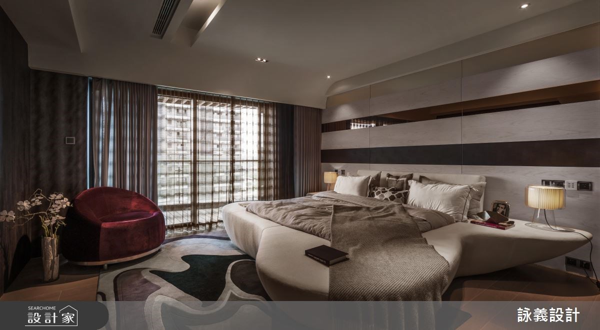 82坪＿現代風臥室案例圖片＿詠義設計/劉榮祿國際空間設計＿詠義_流動的時尚之6